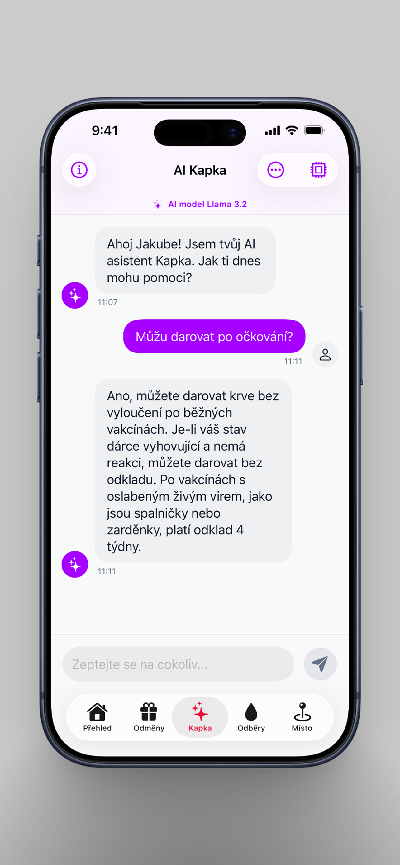 Kapka AI asistent