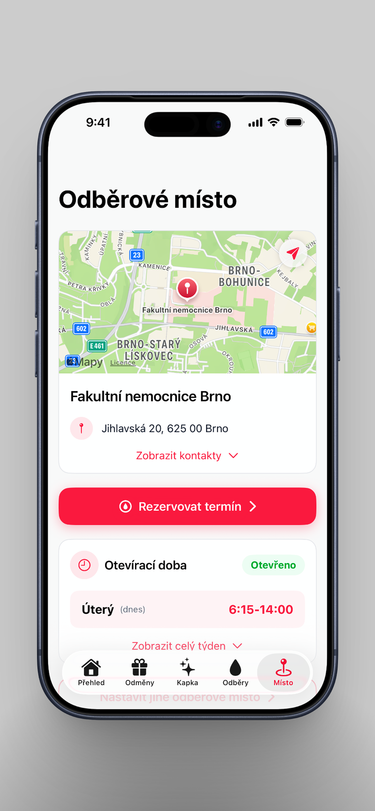 Odběrové místo